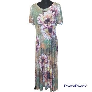 Floral Silky Dress